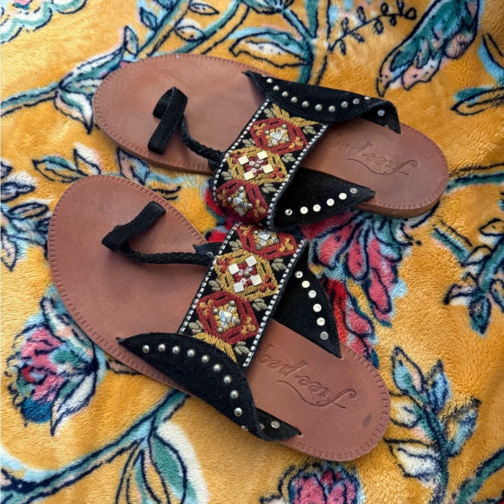 Free People Leather Sandals
